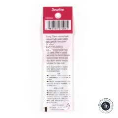 Rückseite der Sewline Minenpackung mit Anleitung zum Nachfüllen, Barcode und Artikelnummer FAB50009