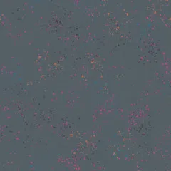 Musteransicht Speckled Ghostly: graue Canvas-Fläche mit pinken, orangen und blauen Farbspritzern