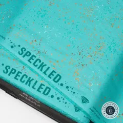 Webkante des Stoffes Speckled mit Schriftzug und Herstellerangaben von Ruby Star Society