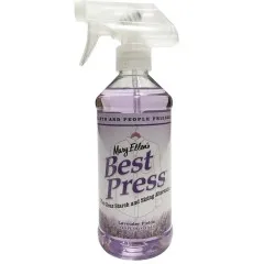 Best Press "Lavender Fields" Sprühflasche mit montiertem Sprühkopf, komplettes Frontetikett sichtbar.