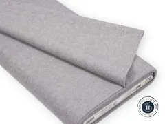 Stoffballen angeschnitten und gefaltet in der Farbe Steel.