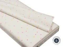 Auf Pappe gerollter Stoffballen Candied Sparkle mit AGF Banderole und Artikelnummer SKE80112