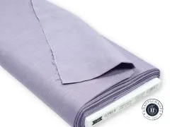 Gefalteter Stoffballen mit Etikett „Chambray 160009 Lavender".