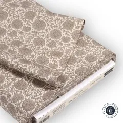 Zusammengelegter Stoffballen mit Bauchbinde, Artikelnummer 110034, Farbe Aella Grey.