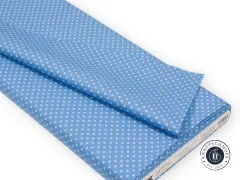 Gefalteter Stoffballen mit Etikett Something Blue – Dorothy Blue