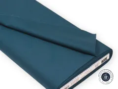 Gefalteter Stoffballen Solid Colors Peacock mit Tilda-Etikett