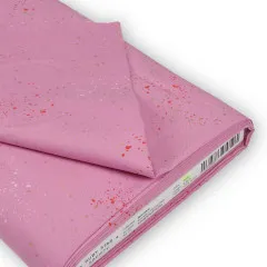 Gefalteter Stoffballen „Speckled" in Daisy mit Ruby-Star-Society-Etikett (Kollektion, Designerin, Artikelnummer).