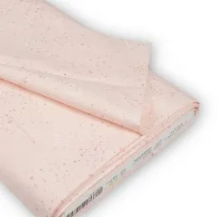 Gefalteter Stoffballen „Speckled" in Pale Pink mit Ruby-Star-Society-Etikett (Kollektion, Designerin, Artikelnummer).