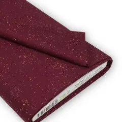 Gefalteter Stoffballen „Speckled" in Purple Velvet mit Ruby-Star-Society-Etikett (Kollektion, Designerin, Artikelnummer).