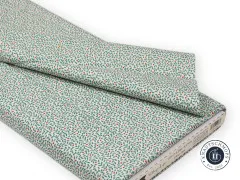Tilda Village Life Lillian Teal als Stoffballen mit Etikett Artikelnummer 110177