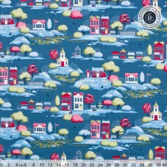Tilda Baumwollstoff - Village Life - Blender Village Blue