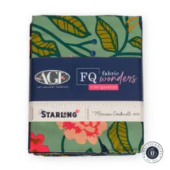 Verpacktes Starling Fat Quarter Bundle von oben, Blumen- und Vogelmuster-Cover