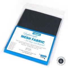 ByAnnie's Lightweight Mesh in Navy, originalverpackt in der Wiederverschluss-Tüte mit Herstelleretikett.