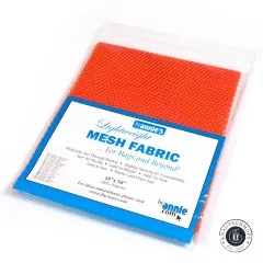 ByAnnie's Lightweight Mesh in Pumpkin, originalverpackt in der Wiederverschluss-Tüte mit Herstelleretikett.