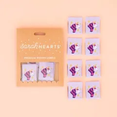 Sarah Hearts Label - Einhorn