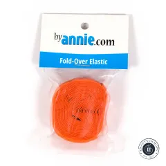 Verpackung des Fold-Over-Elastics in Pumpkin, gerade von vorne fotografiert