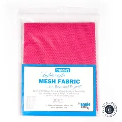 ByAnnie's Lightweight Mesh in Lipstick in der Originalverpackung mit Etikett und Farbübersicht.