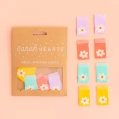 Sarah Hearts Label - Daisy Tag