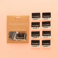 Sarah Hearts Label - Thanks I Made It black