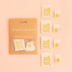 Sarah Hearts Label - Made with Joy Star
