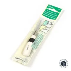Clover-Verpackung der gebogenen Ahle diagonal fotografiert, mit Illustrationen zum Wenden von Ecken und Kragen.