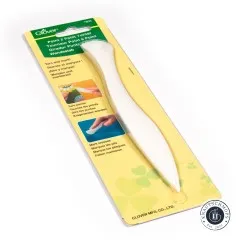 Clover-Verpackung des Point Turners diagonal fotografiert mit Illustrationen zur Anwendung.