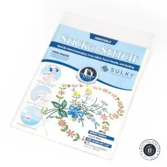 Sulky Stick 'n Stitch Printable Sheets white