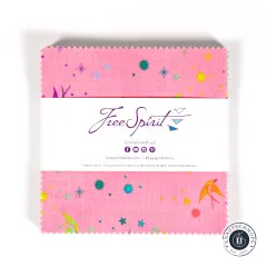 Charm Pack in der Draufsicht mit FreeSpirit-Banderole.