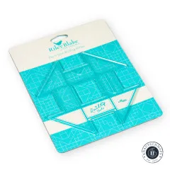 Churn-Dash-Binding-Holder von Riley Blake in der Originalverpackung, leicht angeschrägt fotografiert.