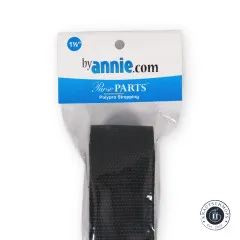 Verpackungsetikett „byannie.com Purse Parts" des schwarzen 1,5-Zoll-Gurtbands