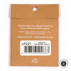 Rückseite der Verpackung mit Produktbeschreibung, Artikelnummer LP221 und Barcode.