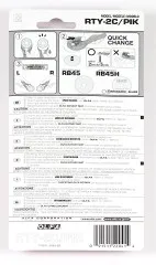 Rückseite der OLFA Verpackung mit Anleitung zum Klingenwechsel und Ersatzklingen RB45