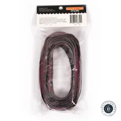 Rückseite der Verpackung mit Produktbeschreibung, Barcode und Hinweis zu den passenden Sassafras Lane Zipper Pulls.