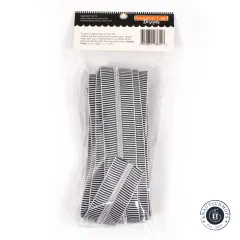 Rückseite der Verpackung mit Produktbeschreibung, Barcode und Hinweis zu den passenden Sassafras Lane Zipper Pulls.