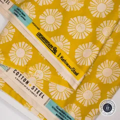 Webkante mit Angaben zu Design "Sunshine", Kollektion "By The Seaside II" und Designerin Loes van Oosten.
