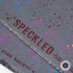 Webkante des Ruby Star Society Canvas Speckled Ghostly mit Schriftzug Speckled Canvas