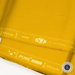 Webkante des Stoffs Pure Solids Aurus mit Aufdruck AGF, PE-483 und Kollektionsname