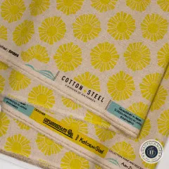 Webkante der Canvas-Variante mit Angaben zur Farbe "White", Design "Sunshine" und Kollektion "By The Seaside II".