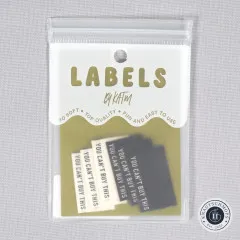 Verpackung von You Can't Buy This auf Leinenhintergrund mit Blick auf alle sechs enthaltenen Labels